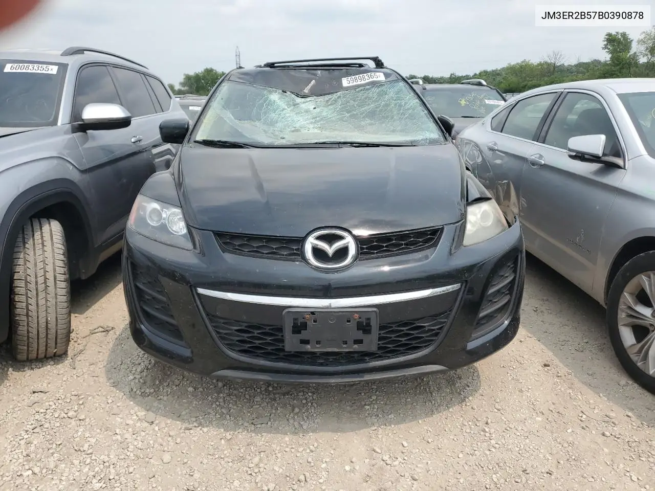 2011 Mazda Cx-7 VIN: JM3ER2B57B0390878 Lot: 59898365