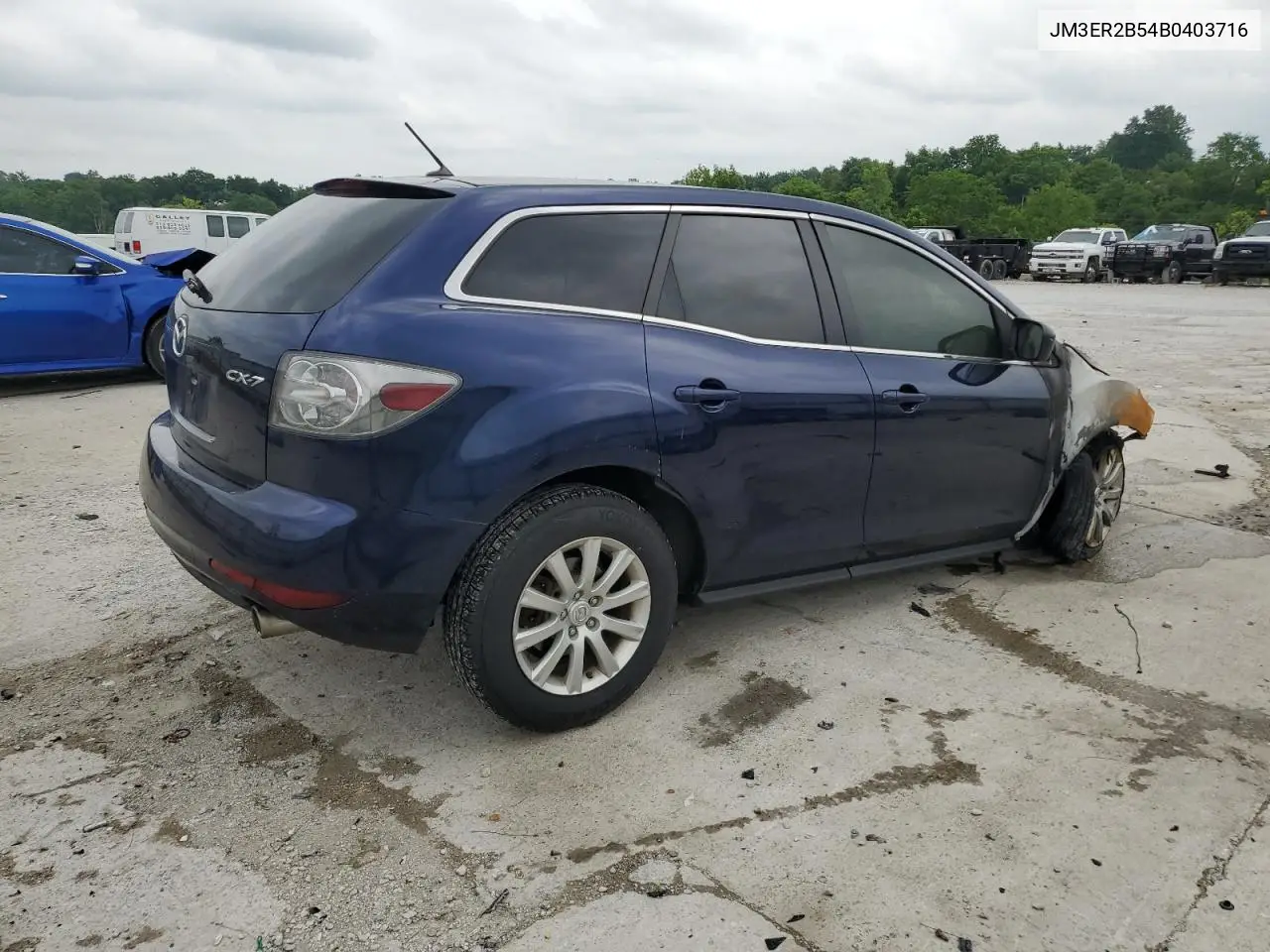 2011 Mazda Cx-7 VIN: JM3ER2B54B0403716 Lot: 59930105