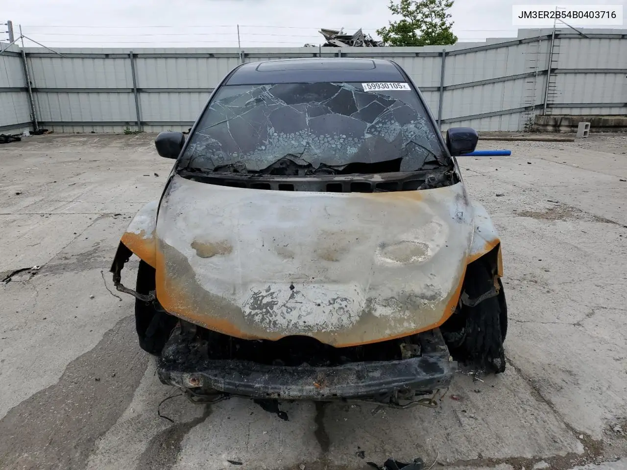 2011 Mazda Cx-7 VIN: JM3ER2B54B0403716 Lot: 59930105