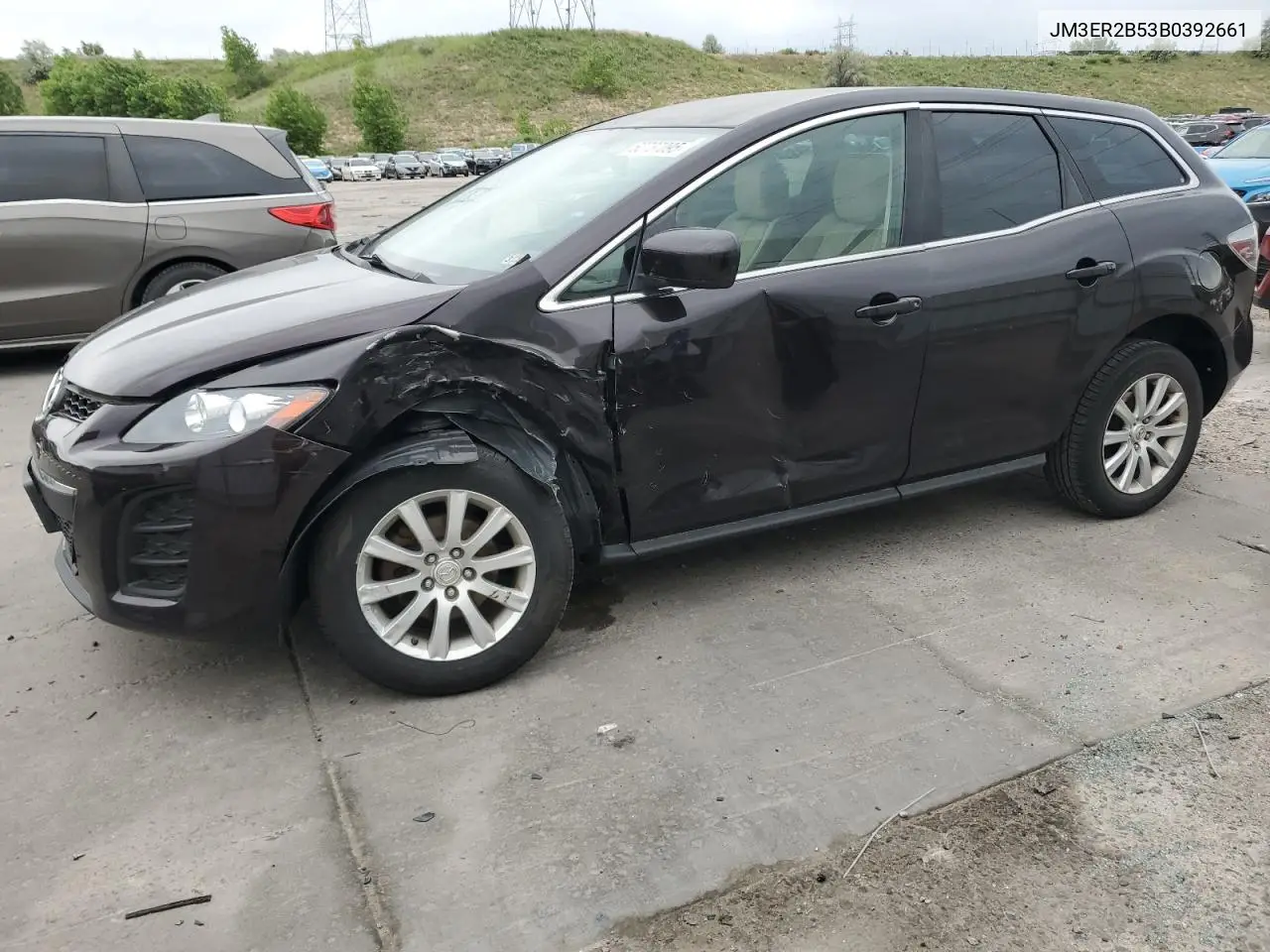 2011 Mazda Cx-7 VIN: JM3ER2B53B0392661 Lot: 60737095