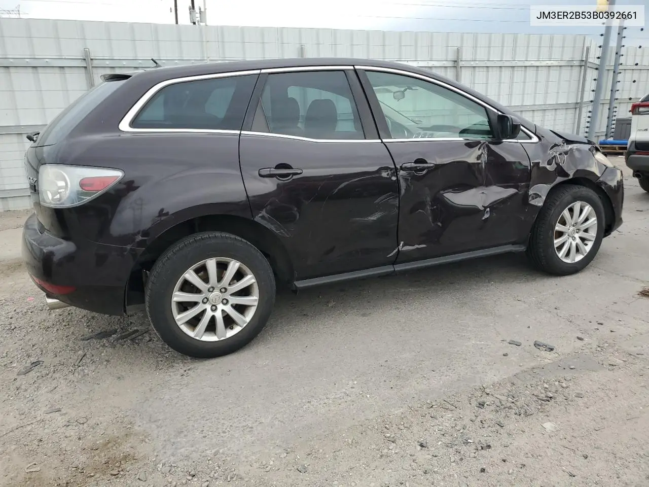 2011 Mazda Cx-7 VIN: JM3ER2B53B0392661 Lot: 60737095
