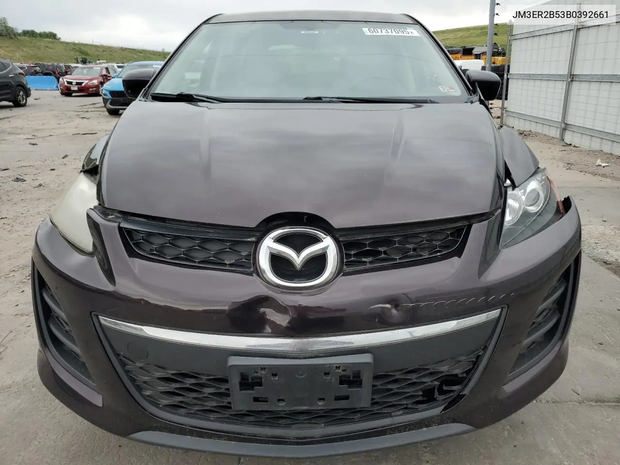 2011 Mazda Cx-7 VIN: JM3ER2B53B0392661 Lot: 60737095