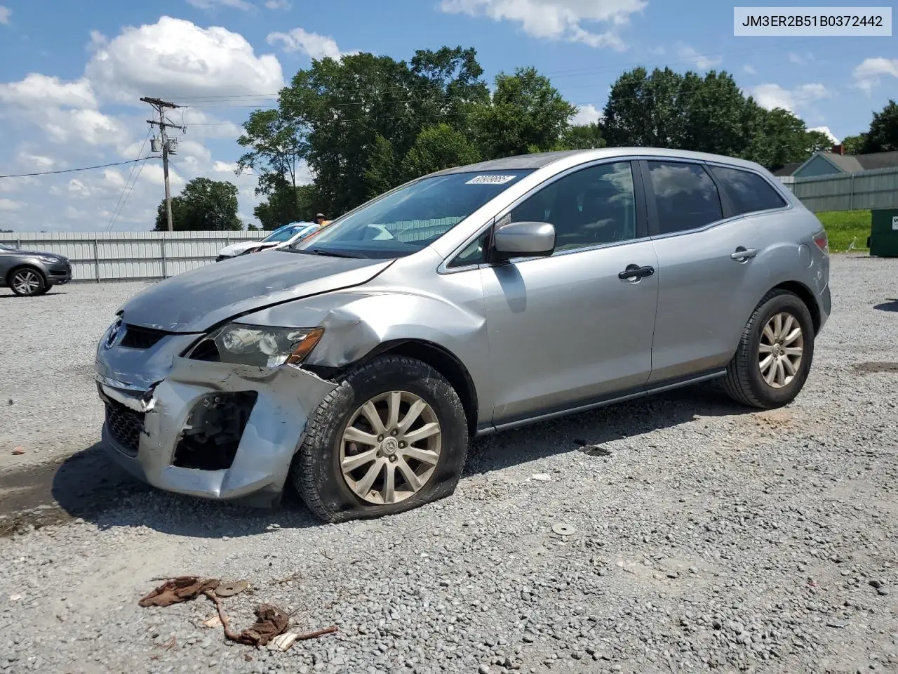2011 Mazda Cx-7 VIN: JM3ER2B51B0372442 Lot: 60909885