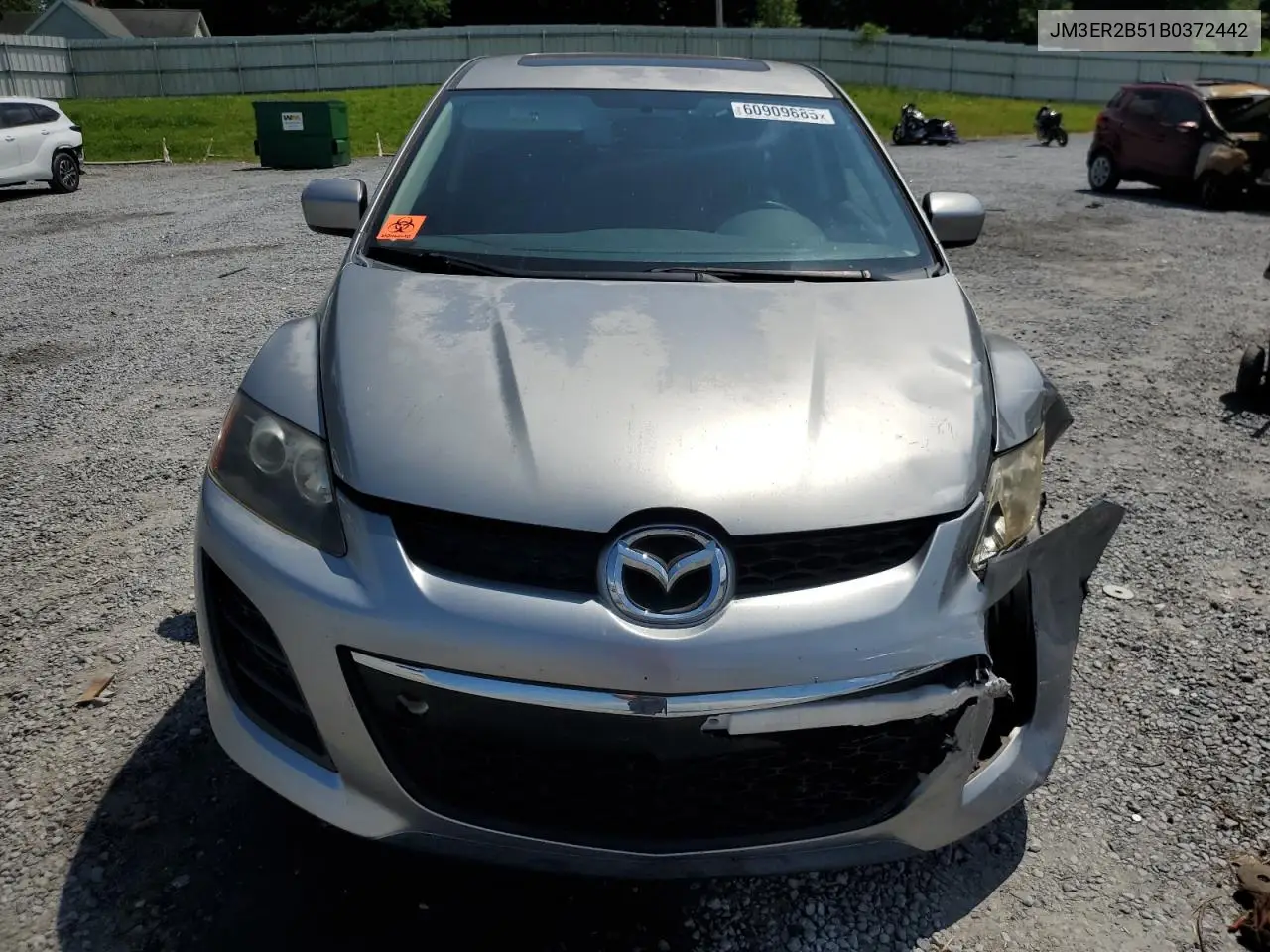 2011 Mazda Cx-7 VIN: JM3ER2B51B0372442 Lot: 60909885