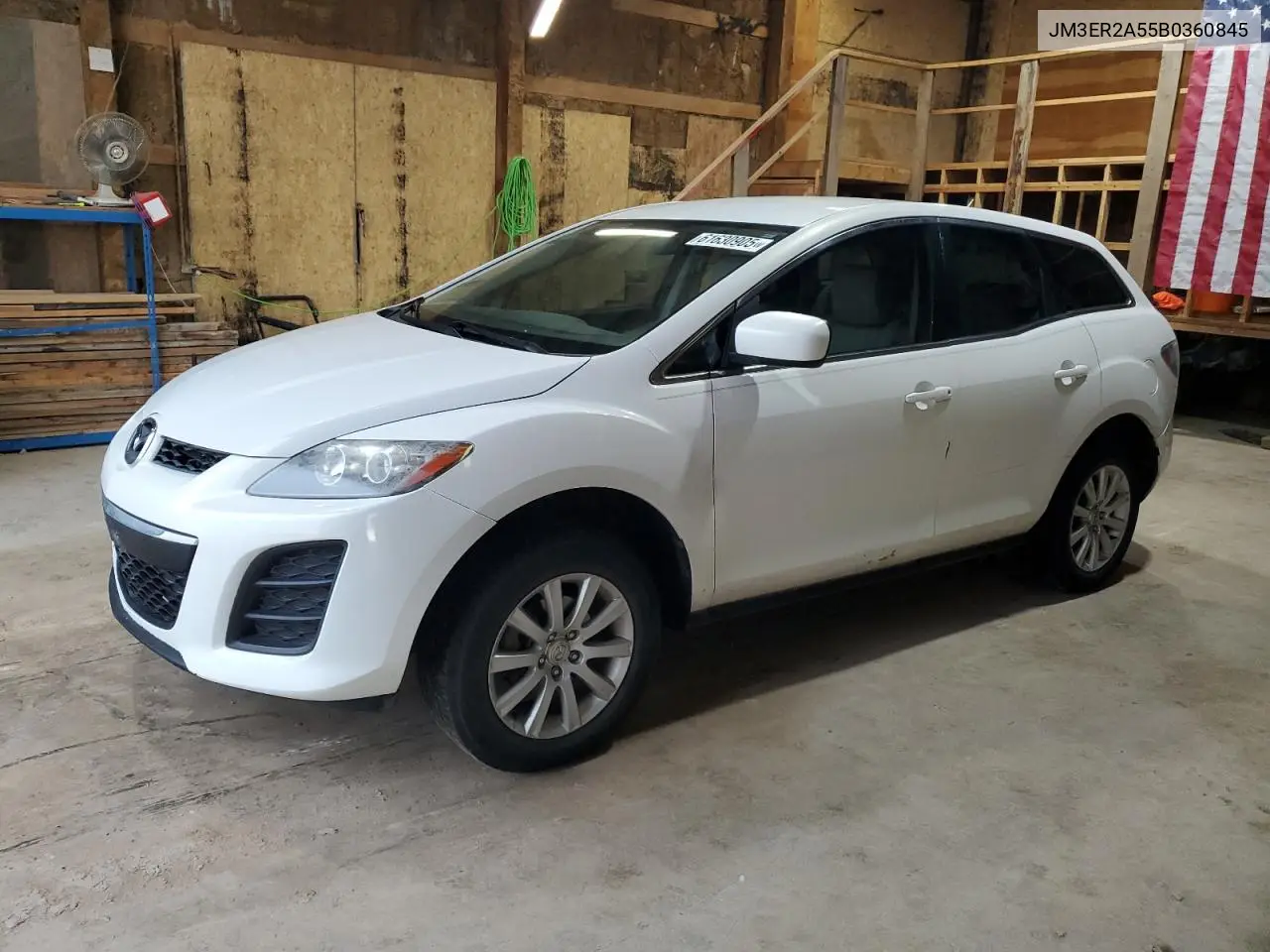 2011 Mazda Cx-7 VIN: JM3ER2A55B0360845 Lot: 61630905