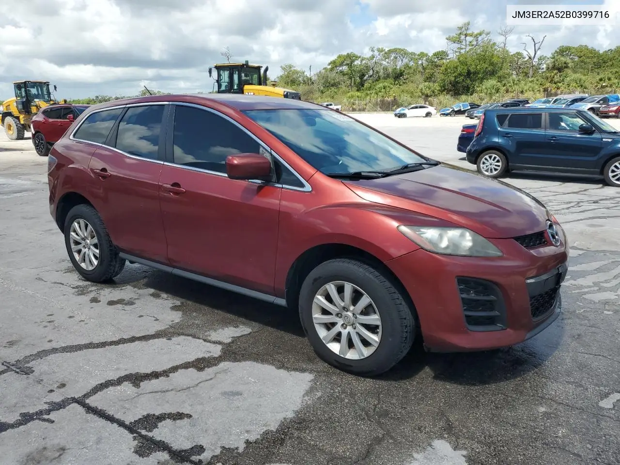 2011 Mazda Cx-7 VIN: JM3ER2A52B0399716 Lot: 61846065