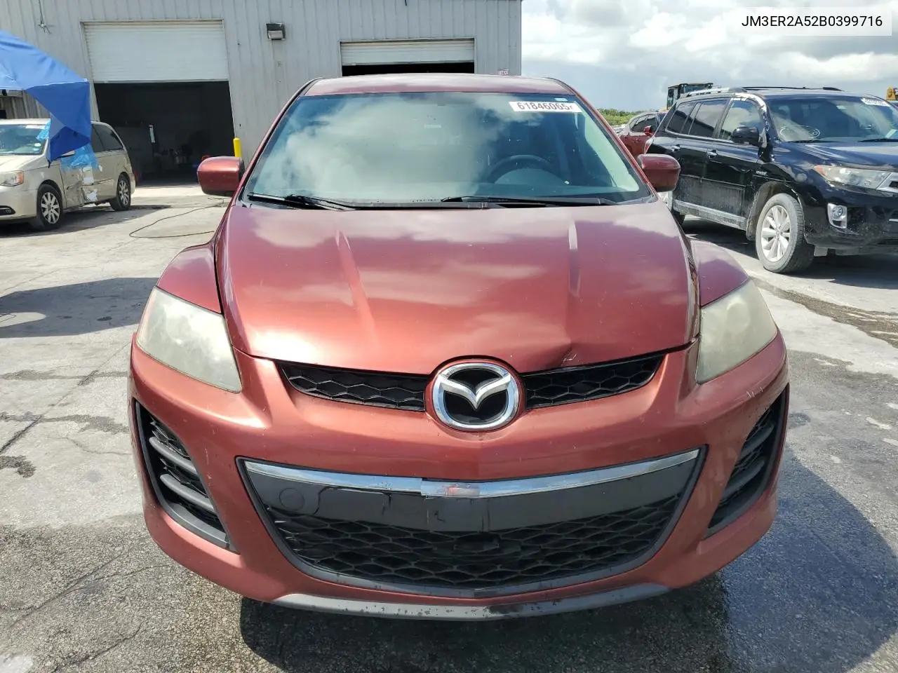 2011 Mazda Cx-7 VIN: JM3ER2A52B0399716 Lot: 61846065