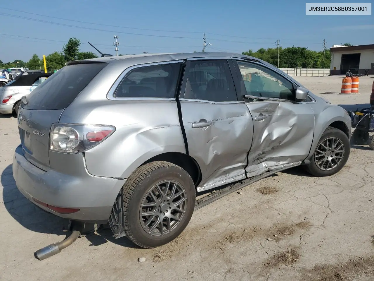 2011 Mazda Cx-7 VIN: JM3ER2C58B0357001 Lot: 61913085