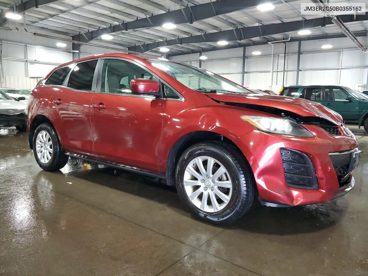 2011 Mazda Cx-7 VIN: JM3ER2C50B0355162 Lot: 62102355