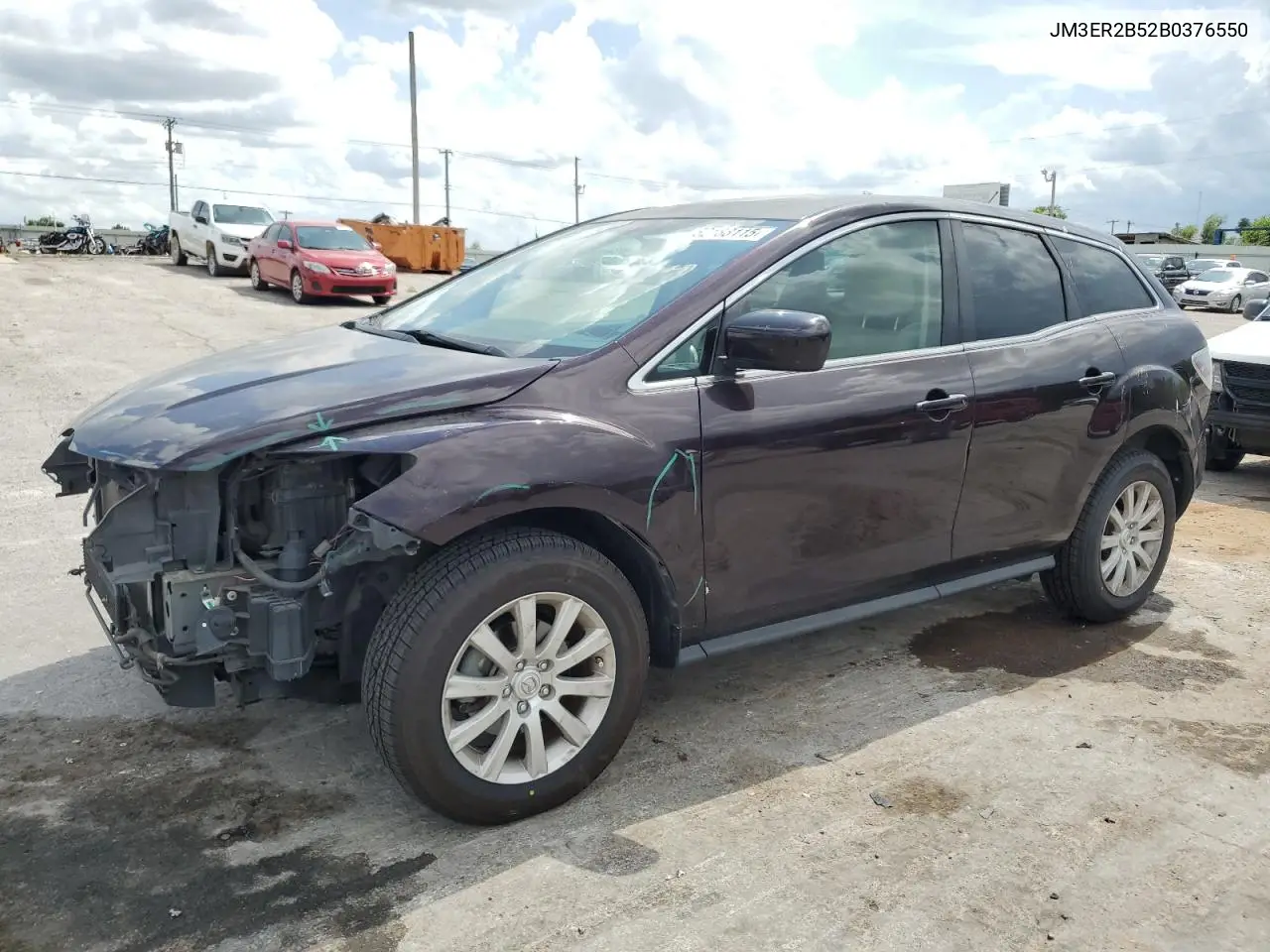 2011 Mazda Cx-7 VIN: JM3ER2B52B0376550 Lot: 62188115