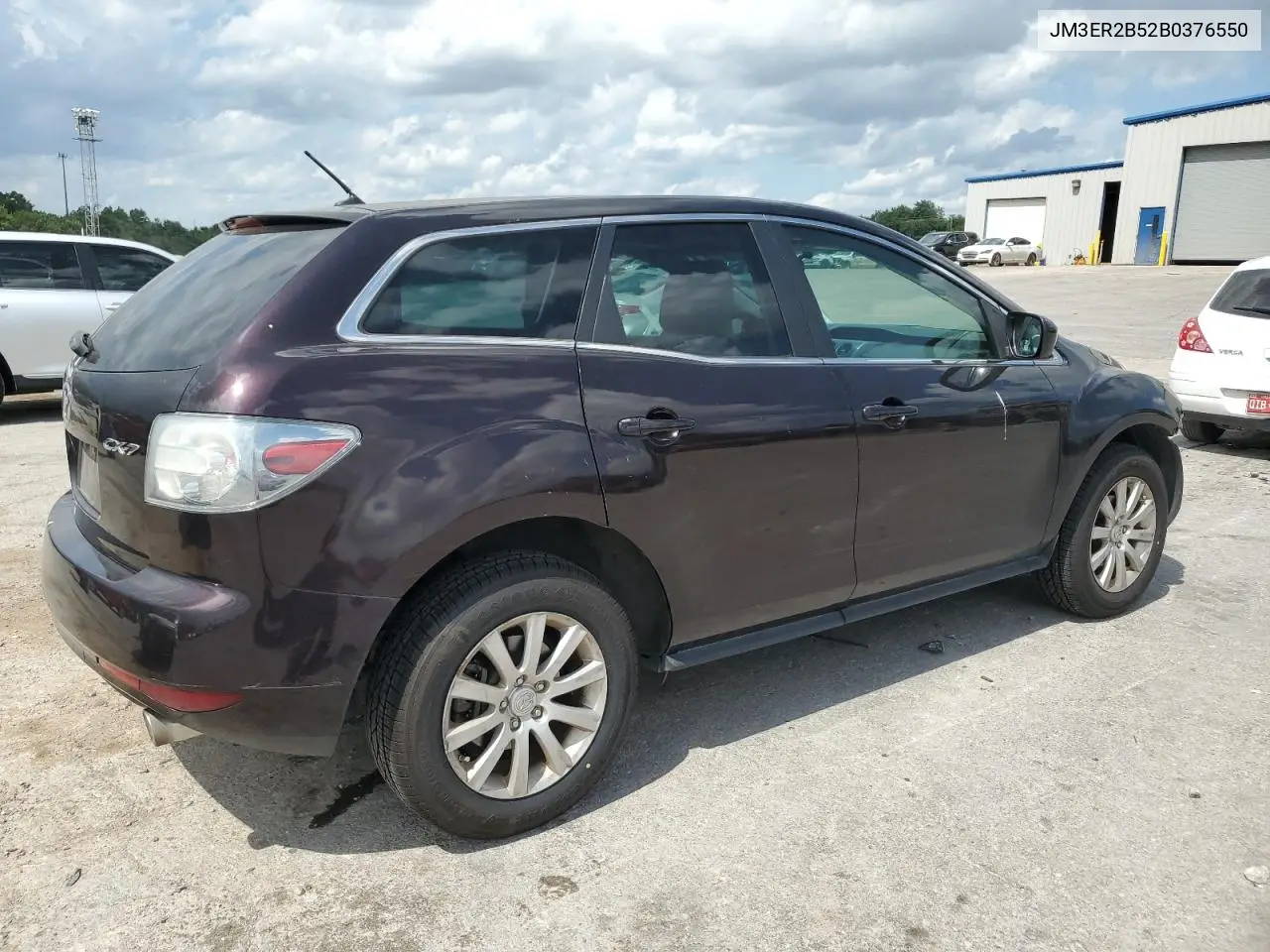 2011 Mazda Cx-7 VIN: JM3ER2B52B0376550 Lot: 62188115