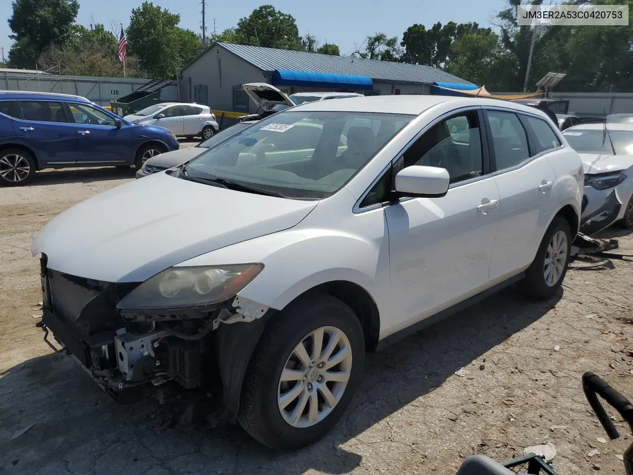 2012 Mazda Cx-7 VIN: JM3ER2A53C0420753 Lot: 61262805