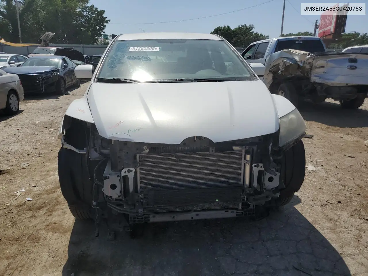 2012 Mazda Cx-7 VIN: JM3ER2A53C0420753 Lot: 61262805