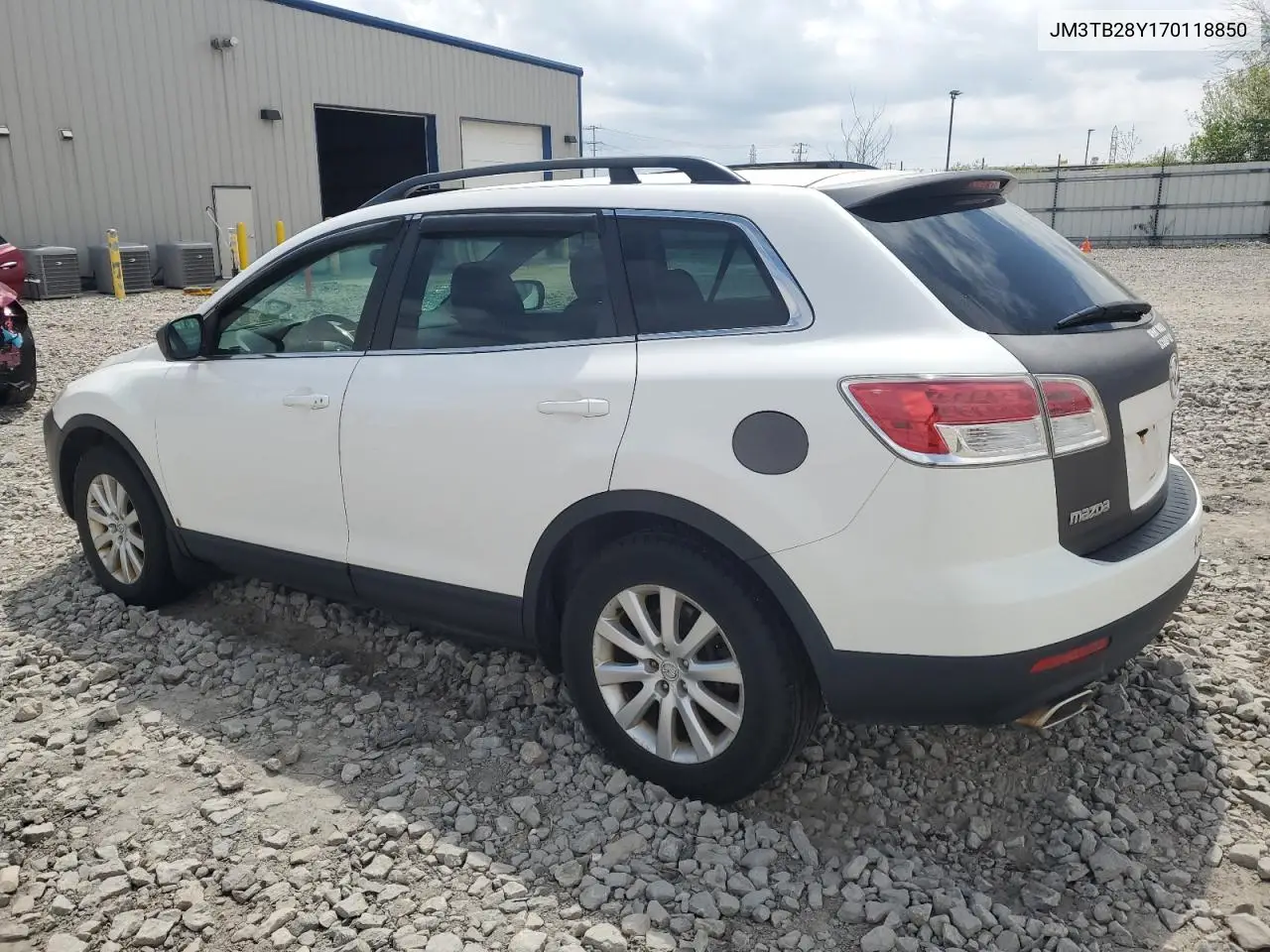 2007 Mazda Cx-9 VIN: JM3TB28Y170118850 Lot: 56509875
