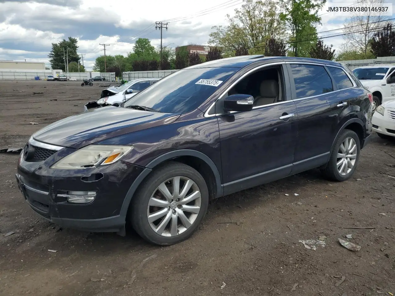 2008 Mazda Cx-9 VIN: JM3TB38V380146937 Lot: 55755375