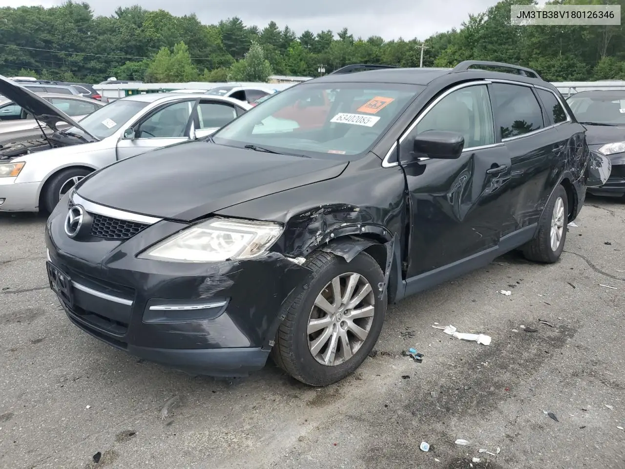 2008 Mazda Cx-9 VIN: JM3TB38V180126346 Lot: 63402085