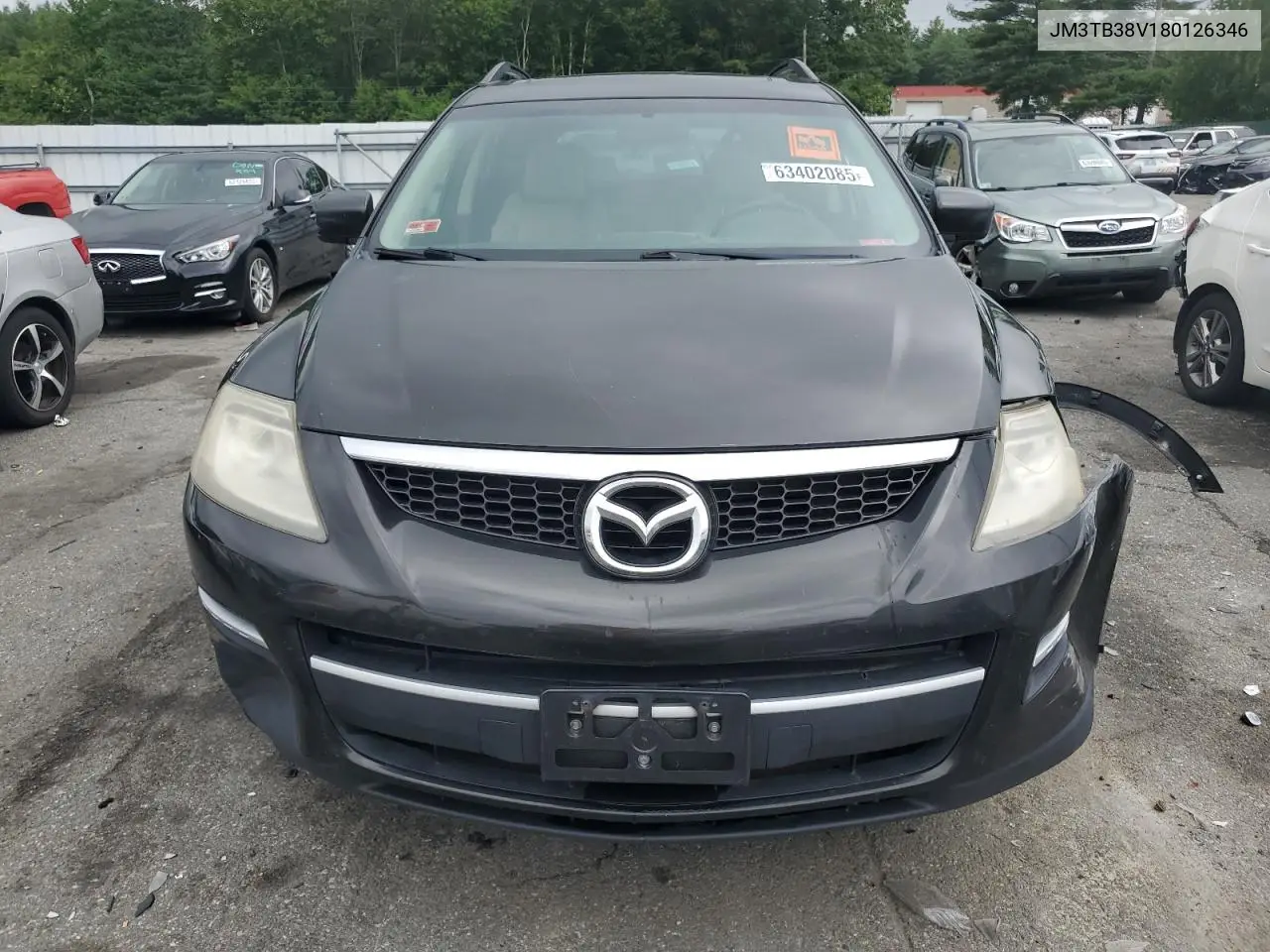 2008 Mazda Cx-9 VIN: JM3TB38V180126346 Lot: 63402085