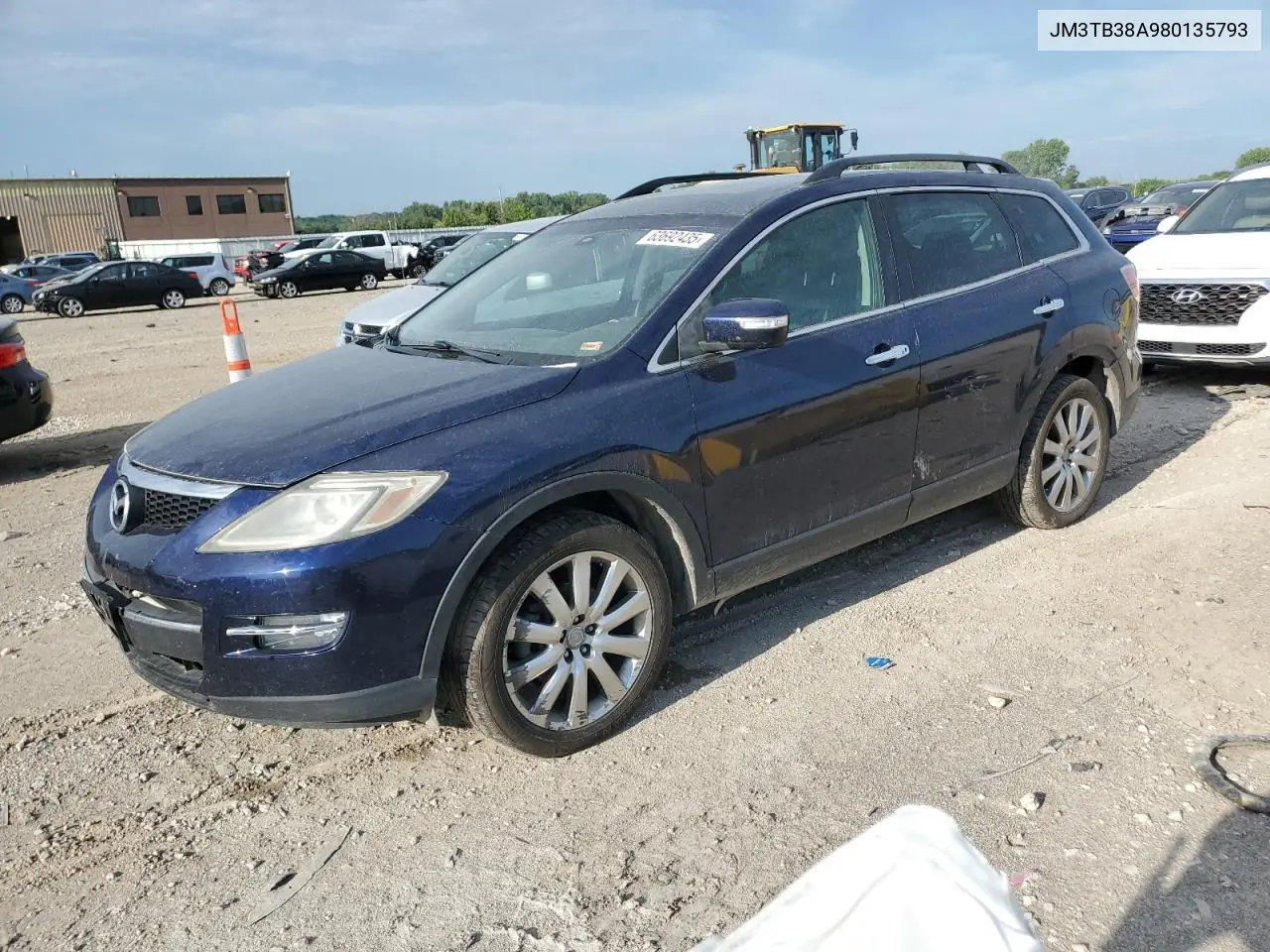 2008 Mazda Cx-9 VIN: JM3TB38A980135793 Lot: 63692435
