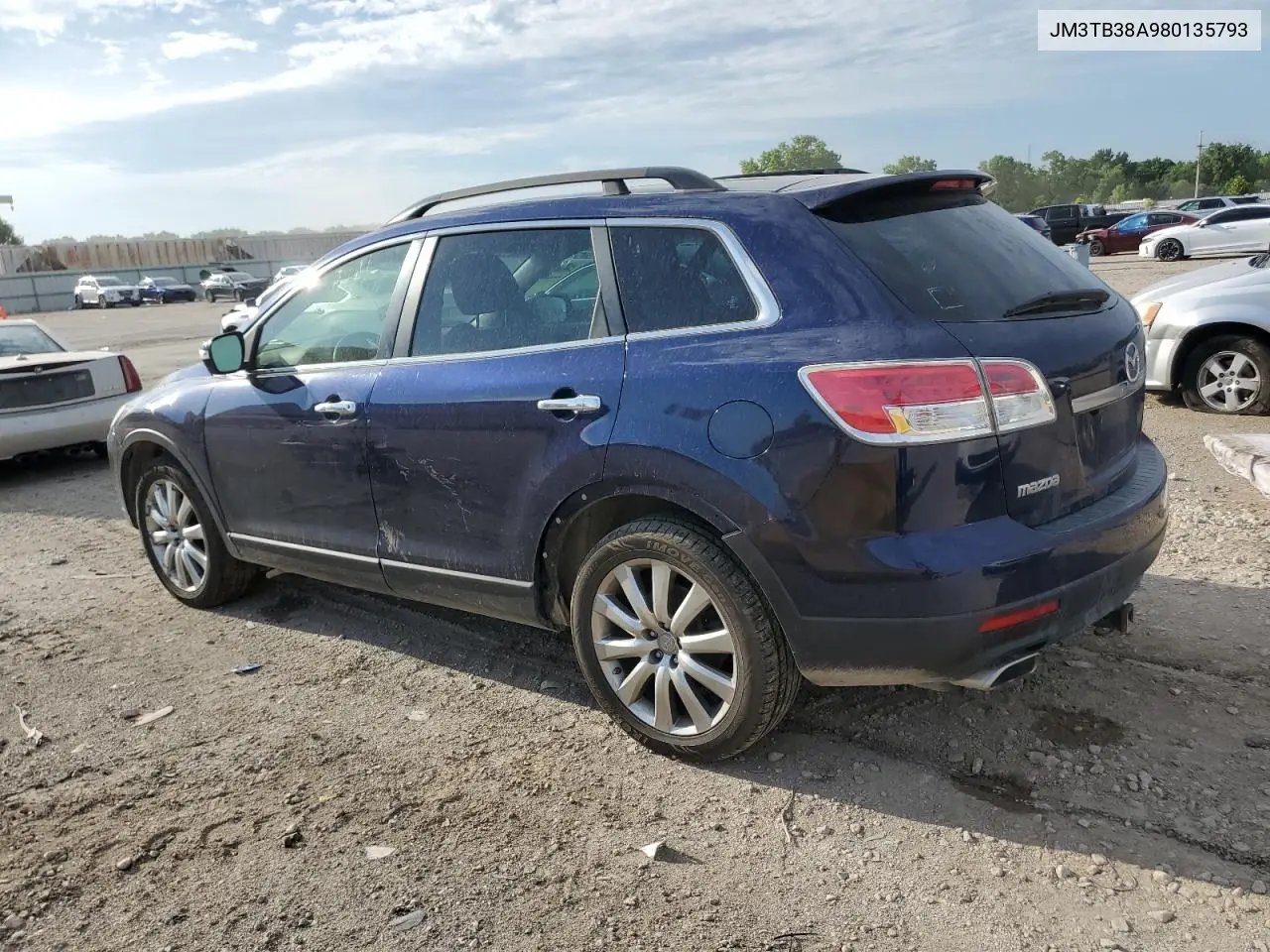 2008 Mazda Cx-9 VIN: JM3TB38A980135793 Lot: 63692435