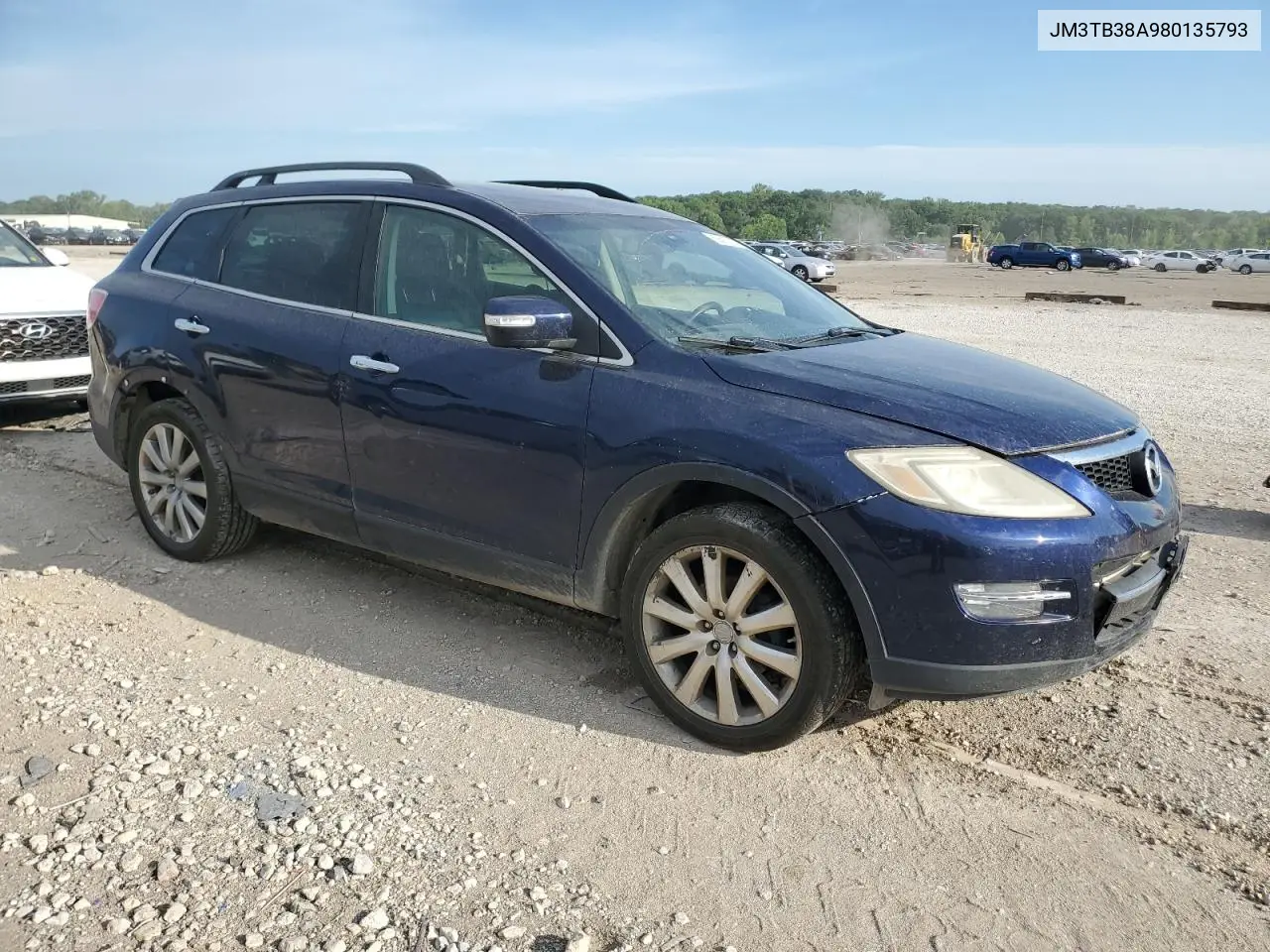 2008 Mazda Cx-9 VIN: JM3TB38A980135793 Lot: 63692435