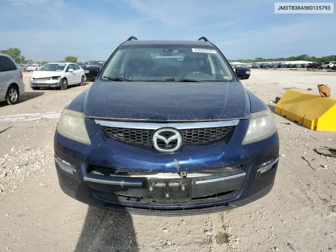 2008 Mazda Cx-9 VIN: JM3TB38A980135793 Lot: 63692435