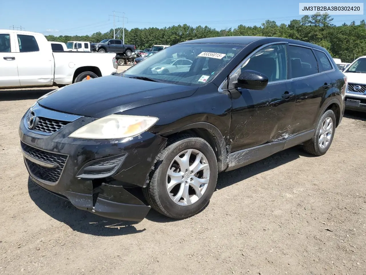 2011 Mazda Cx-9 VIN: JM3TB2BA3B0302420 Lot: 56856015