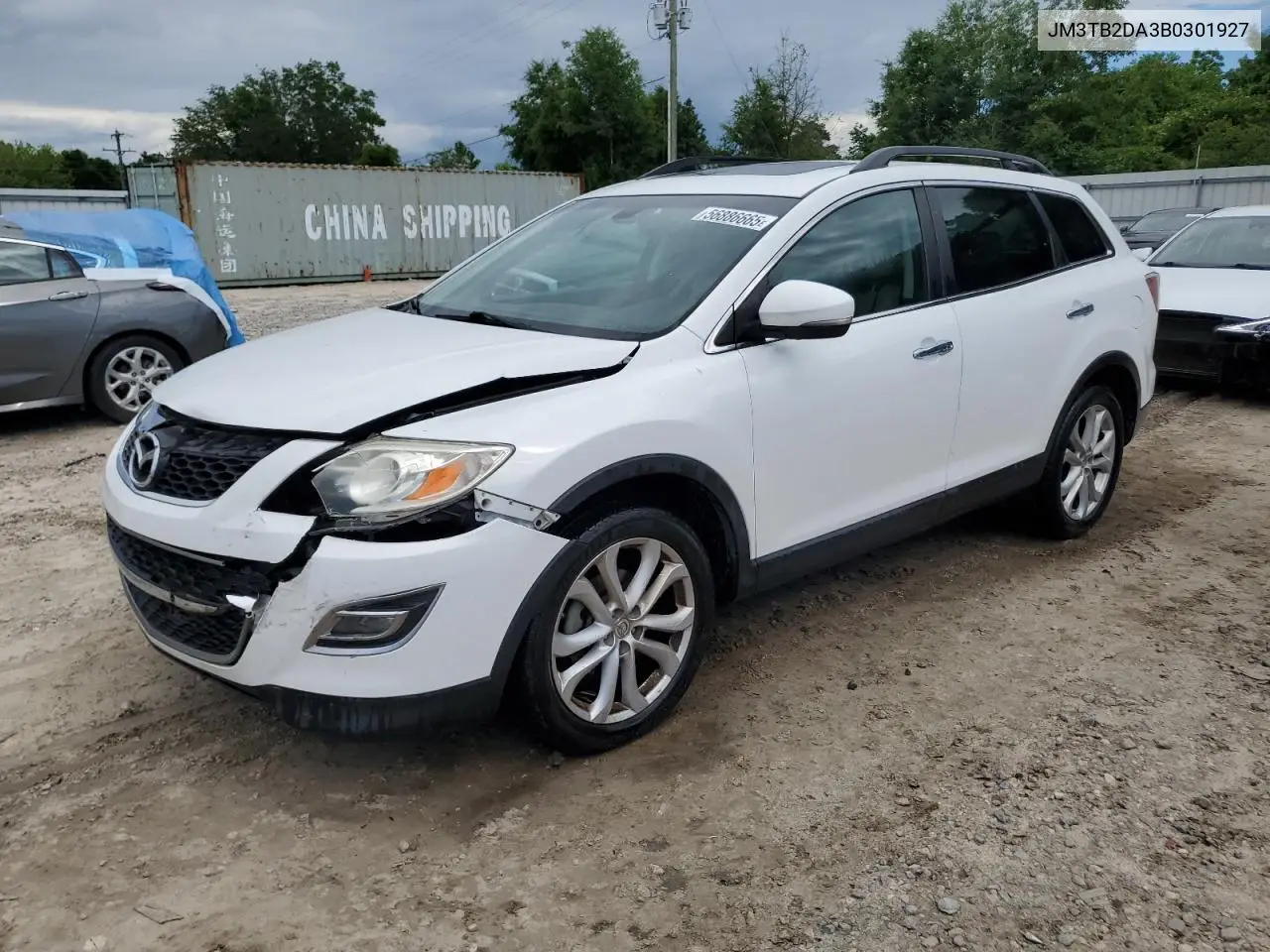 2011 Mazda Cx-9 VIN: JM3TB2DA3B0301927 Lot: 56886665