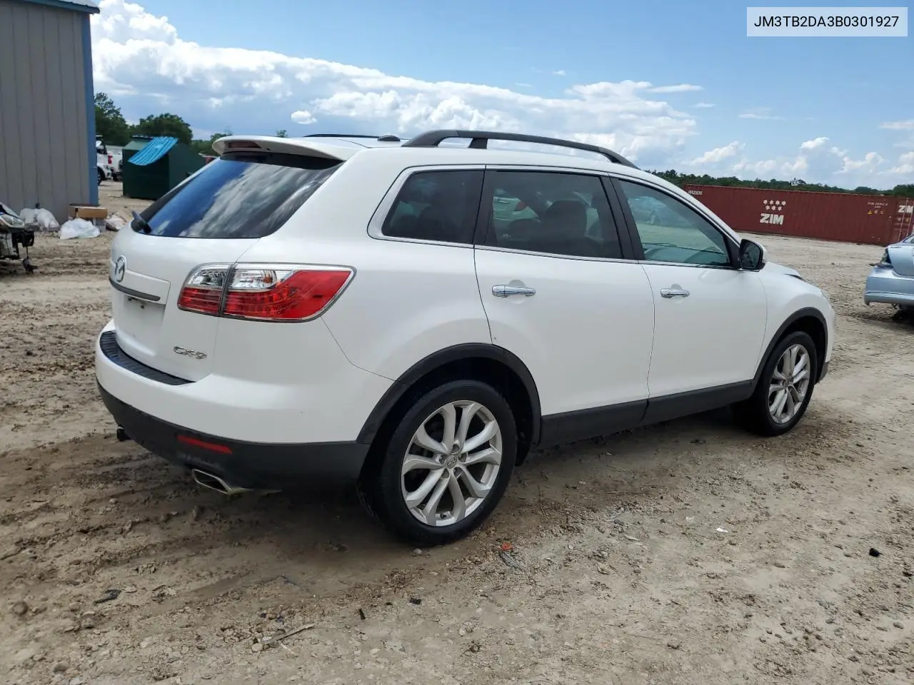 2011 Mazda Cx-9 VIN: JM3TB2DA3B0301927 Lot: 56886665