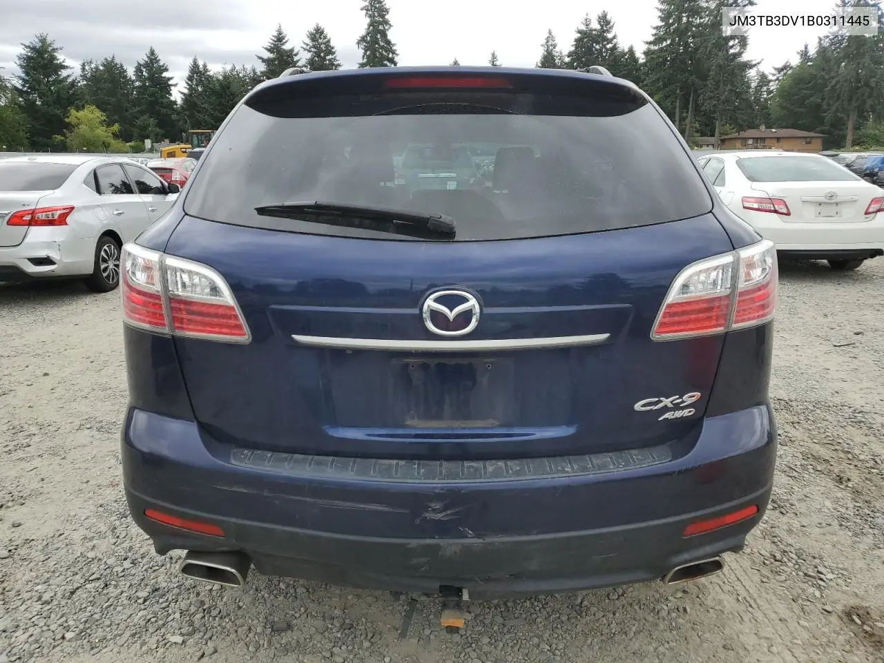 2011 Mazda Cx-9 VIN: JM3TB3DV1B0311445 Lot: 62597485