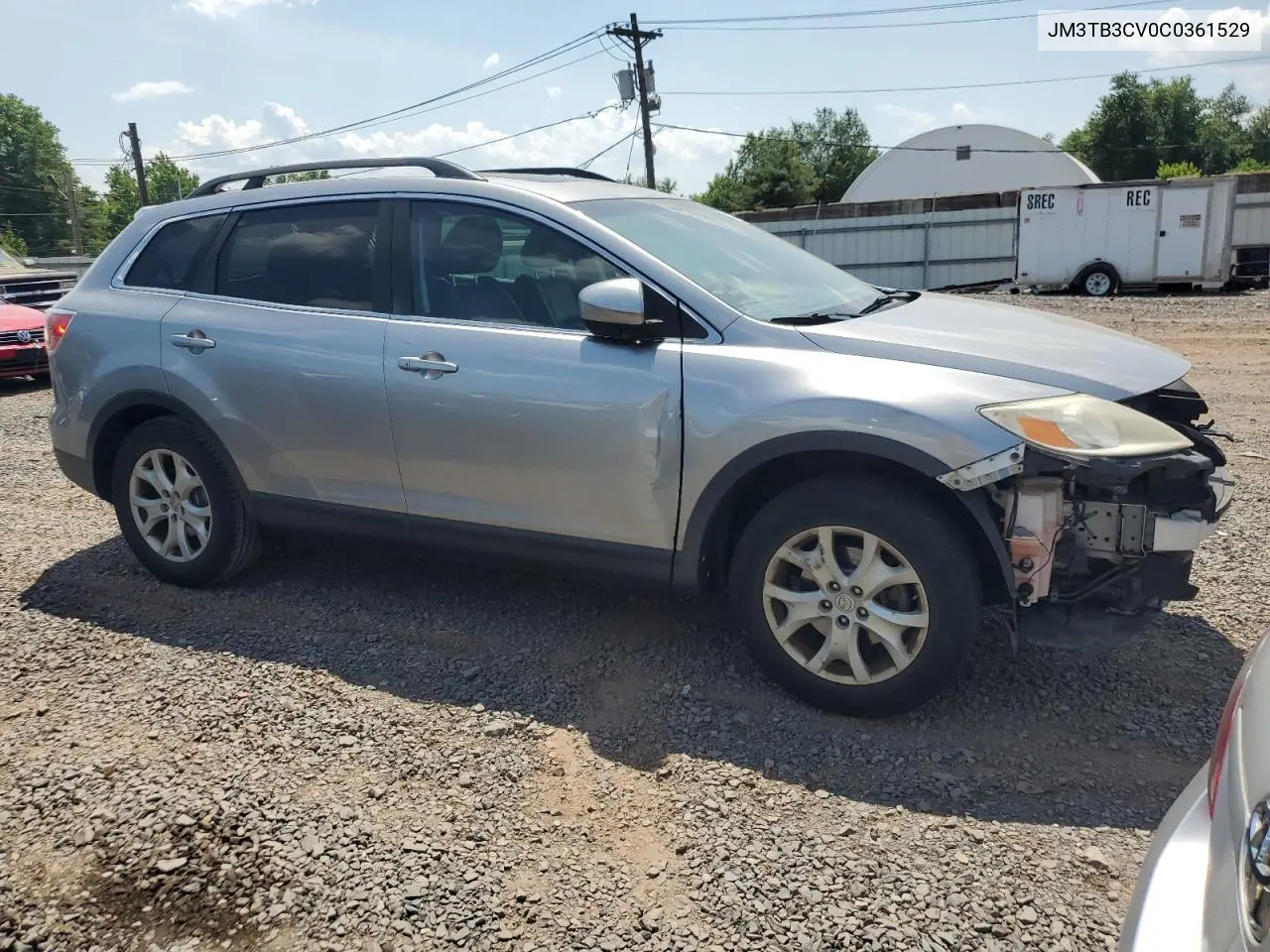 2012 Mazda Cx-9 VIN: JM3TB3CV0C0361529 Lot: 62175515