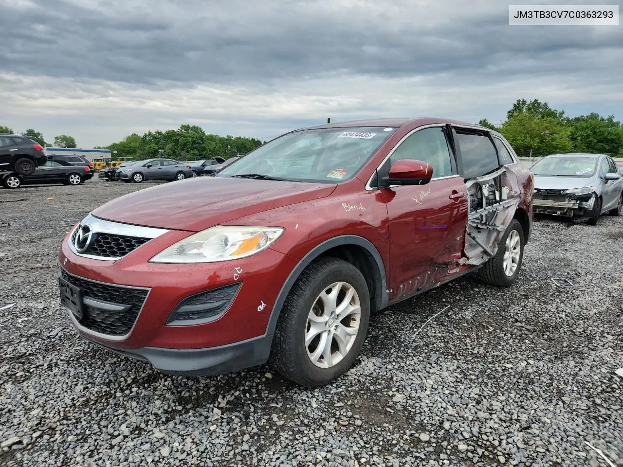 2012 Mazda Cx-9 VIN: JM3TB3CV7C0363293 Lot: 62474435