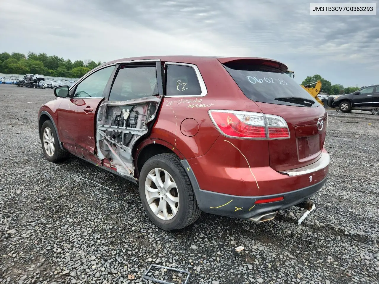 2012 Mazda Cx-9 VIN: JM3TB3CV7C0363293 Lot: 62474435
