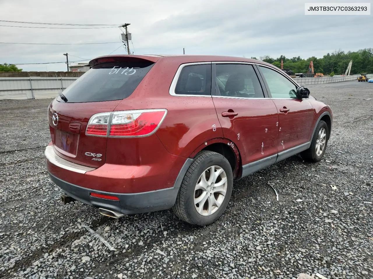 2012 Mazda Cx-9 VIN: JM3TB3CV7C0363293 Lot: 62474435