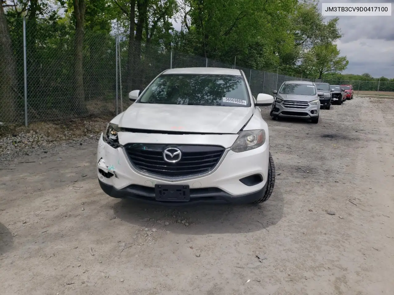 2013 Mazda Cx-9 Touring VIN: JM3TB3CV9D0417100 Lot: 56569885