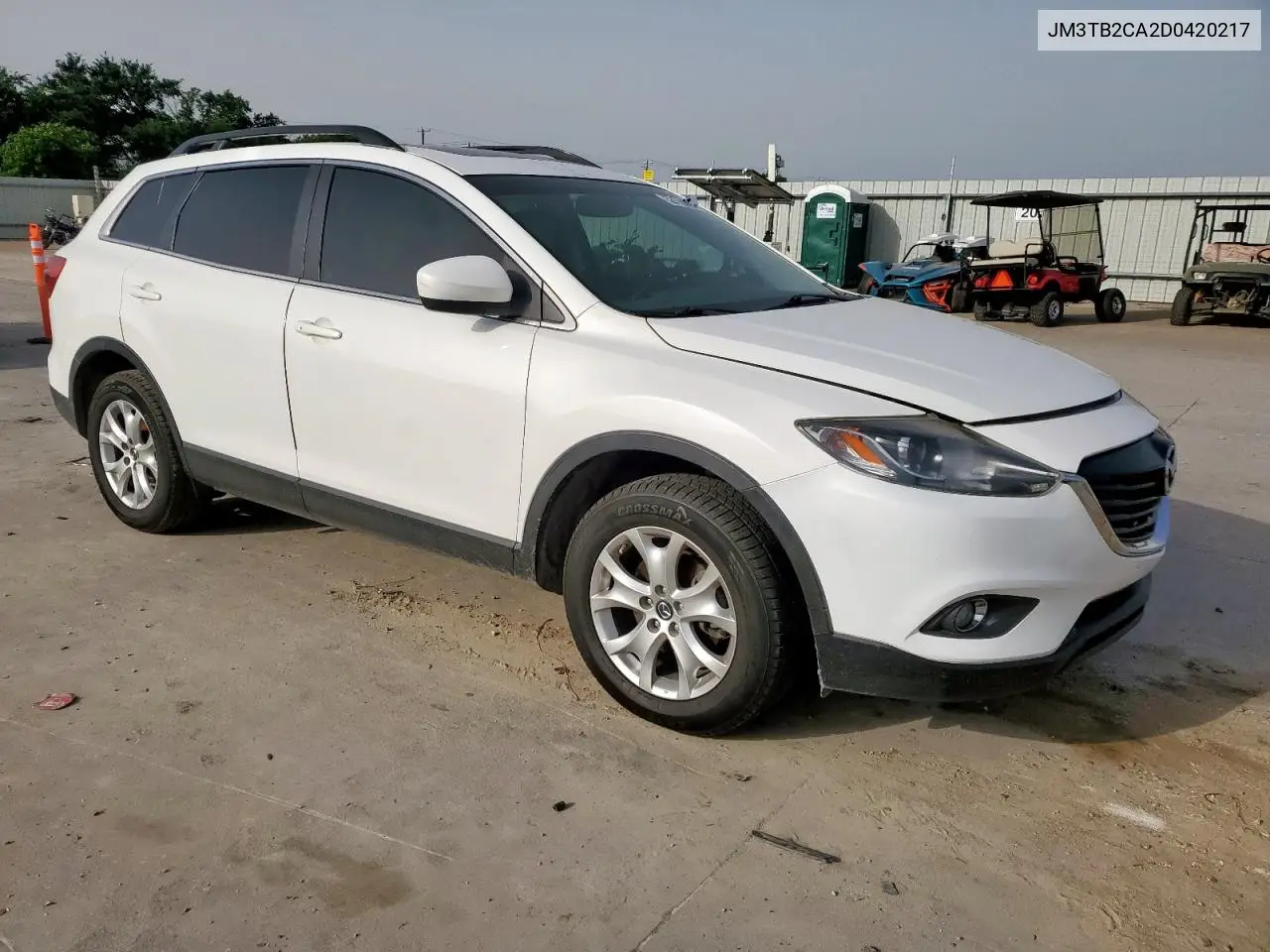 2013 Mazda Cx-9 Touring VIN: JM3TB2CA2D0420217 Lot: 56788395