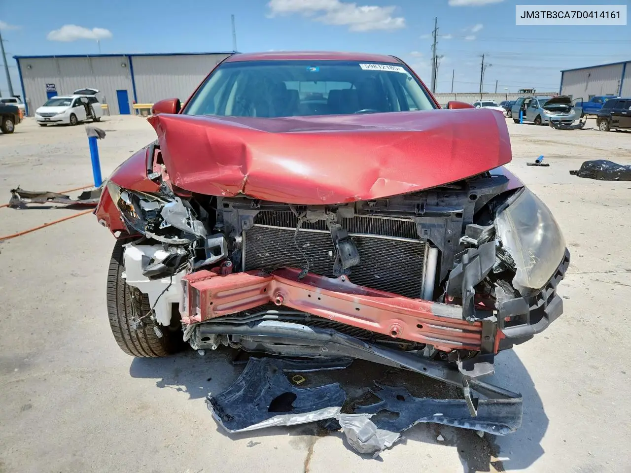 2013 Mazda Cx-9 Touring VIN: JM3TB3CA7D0414161 Lot: 59812185