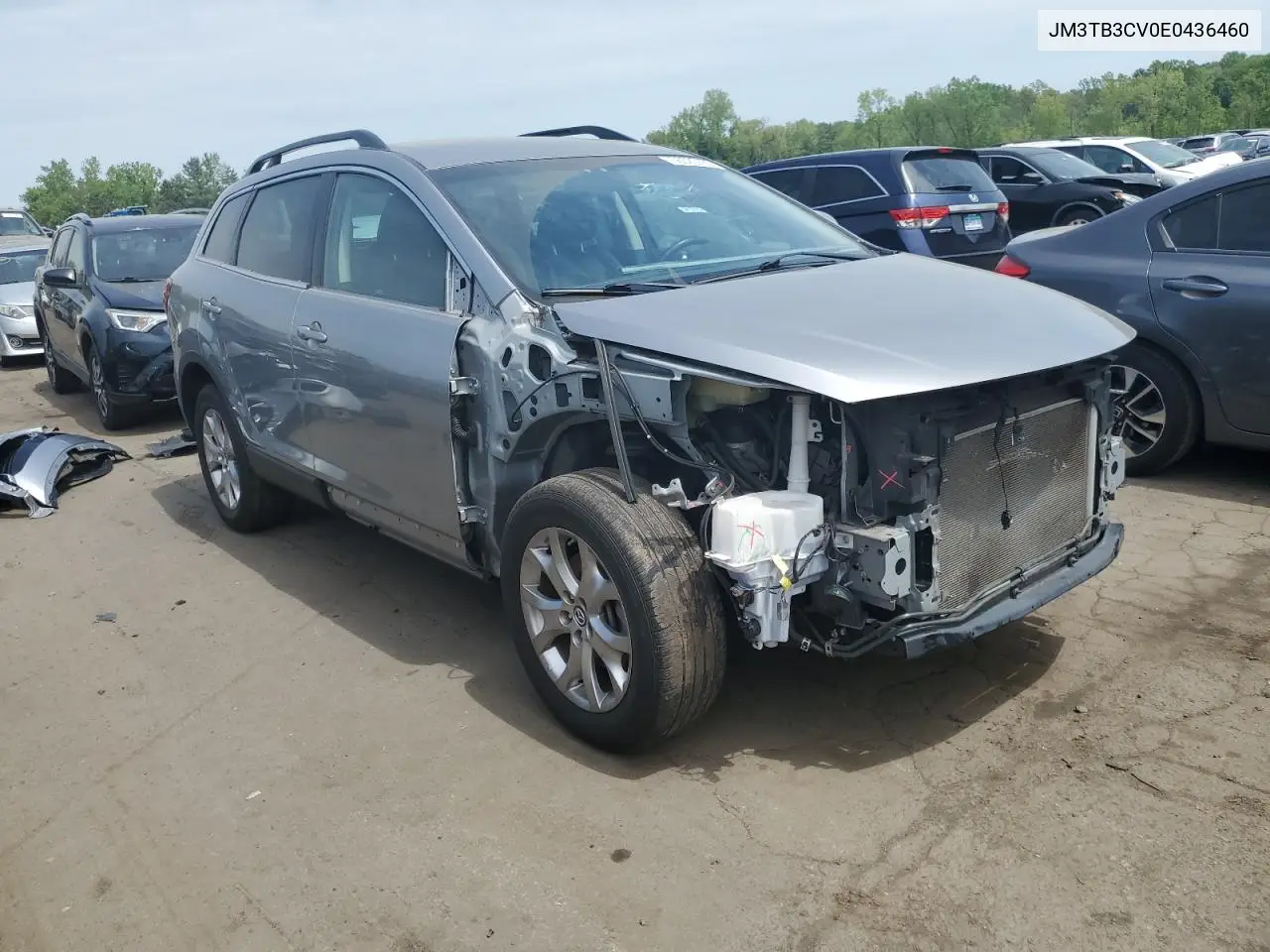 2014 Mazda Cx-9 Touring VIN: JM3TB3CV0E0436460 Lot: 56023165