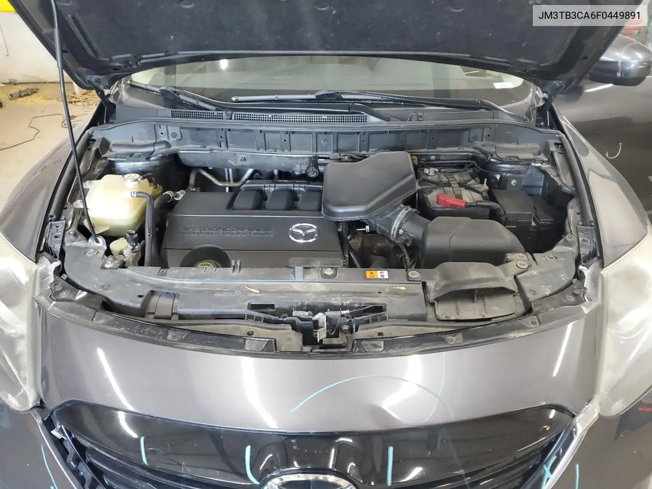 2015 Mazda Cx-9 Touring VIN: JM3TB3CA6F0449891 Lot: 63752895