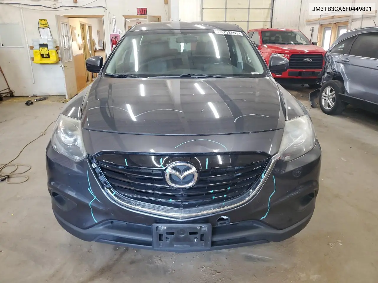 2015 Mazda Cx-9 Touring VIN: JM3TB3CA6F0449891 Lot: 63752895