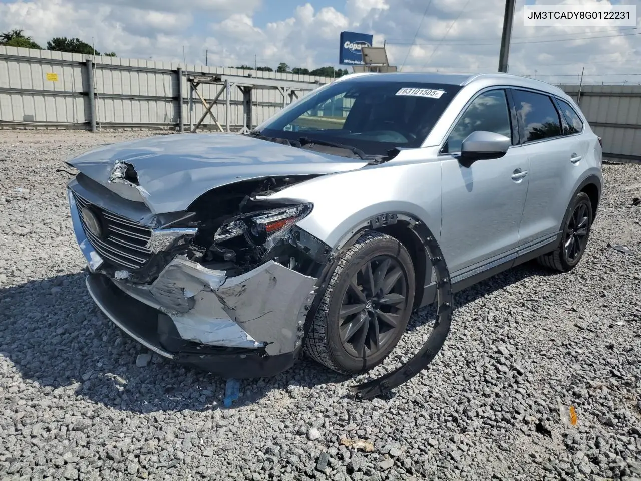 2016 Mazda Cx-9 Grand Touring VIN: JM3TCADY8G0122231 Lot: 63101505