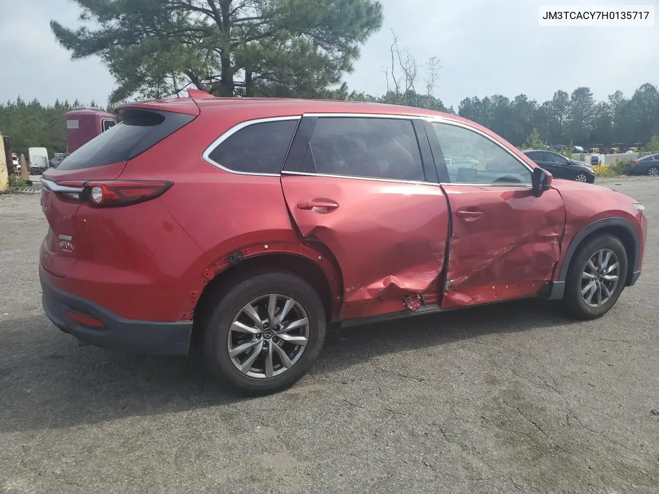 2017 Mazda Cx-9 Touring VIN: JM3TCACY7H0135717 Lot: 53240875