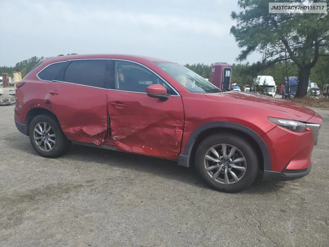 2017 Mazda Cx-9 Touring VIN: JM3TCACY7H0135717 Lot: 53240875