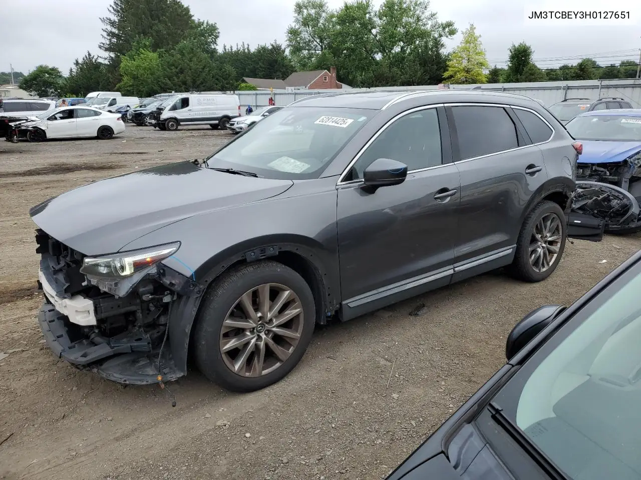 2017 Mazda Cx-9 Signature VIN: JM3TCBEY3H0127651 Lot: 62814425