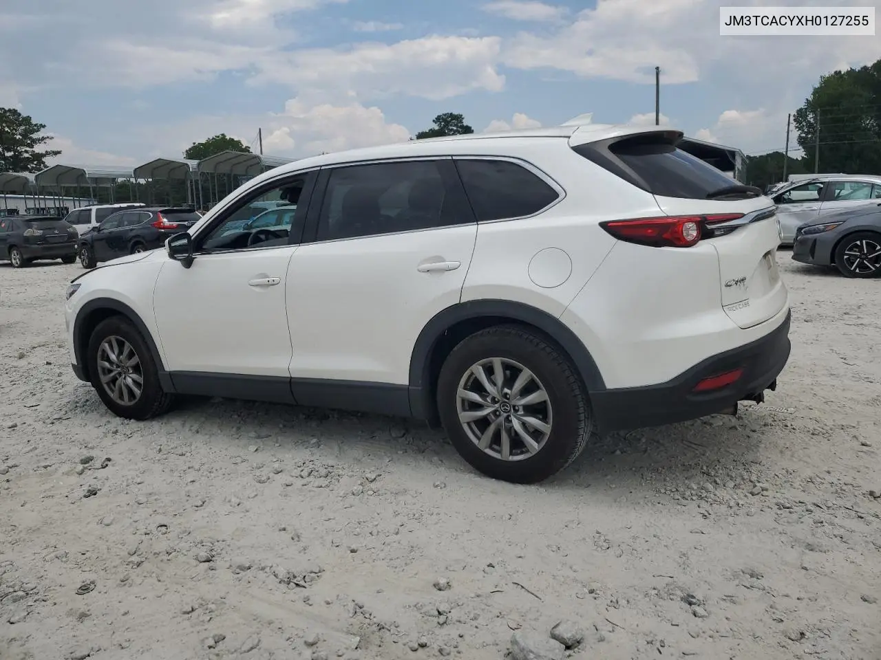 2017 Mazda Cx-9 Touring VIN: JM3TCACYXH0127255 Lot: 63763315