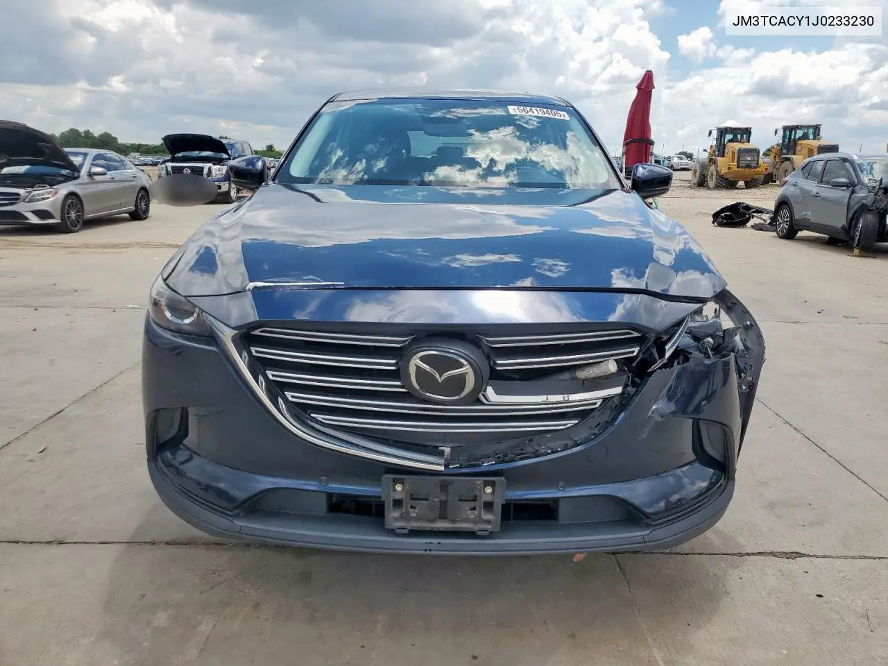 2018 Mazda Cx-9 Touring VIN: JM3TCACY1J0233230 Lot: 56419405