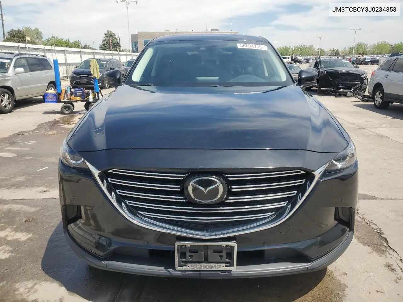2018 Mazda Cx-9 Touring VIN: JM3TCBCY3J0234353 Lot: 56594215