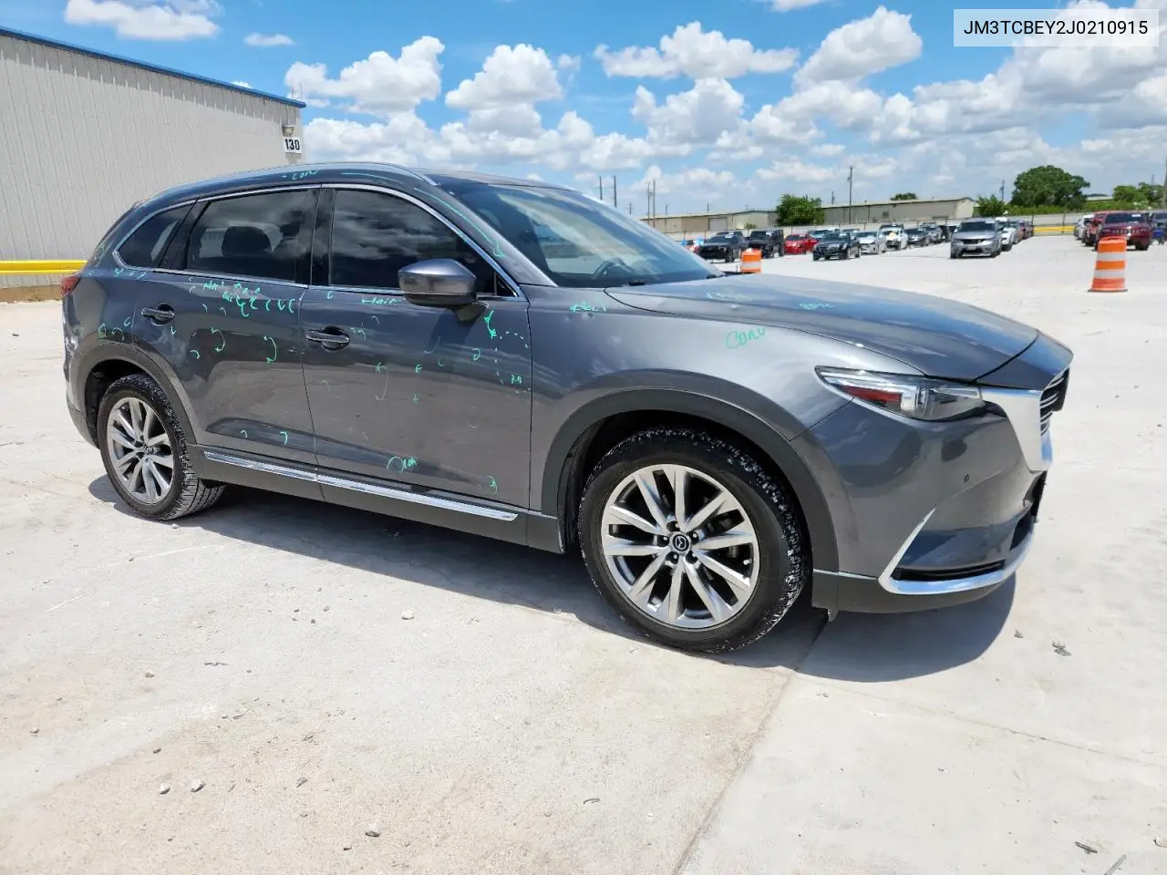 2018 Mazda Cx-9 Signature VIN: JM3TCBEY2J0210915 Lot: 62232165