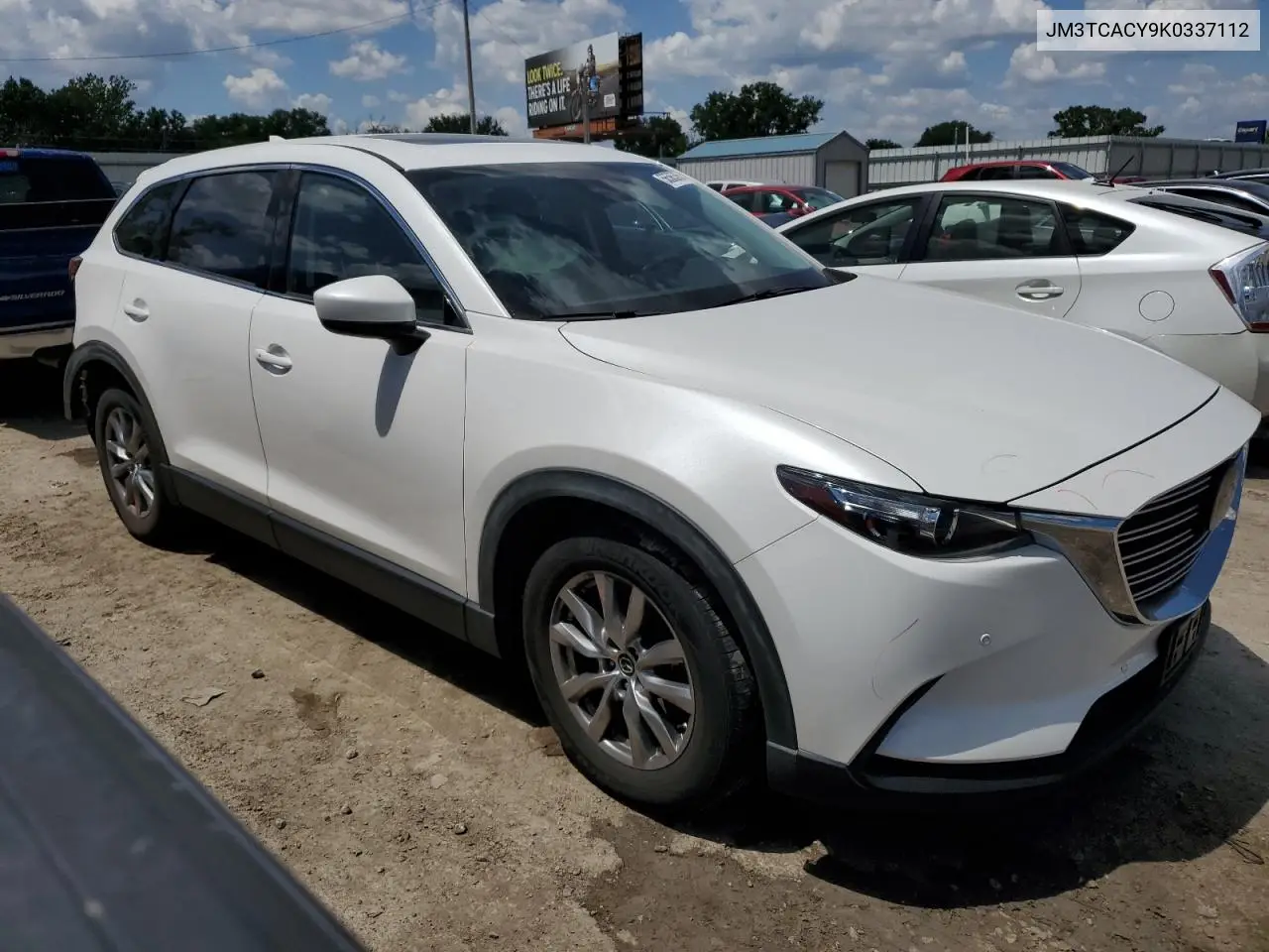 2019 Mazda Cx-9 Touring VIN: JM3TCACY9K0337112 Lot: 56565365