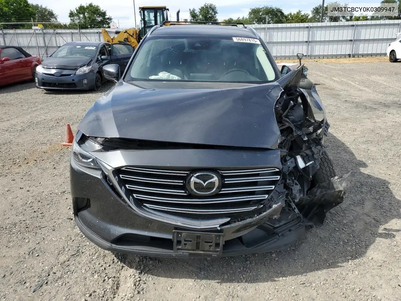 2019 Mazda Cx-9 Touring VIN: JM3TCBCY0K0309947 Lot: 56897815