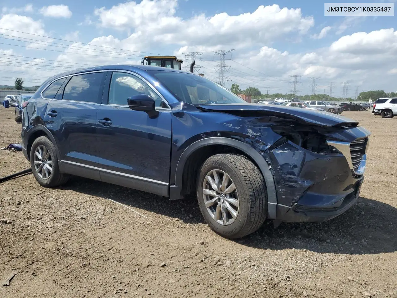 2019 Mazda Cx-9 Touring VIN: JM3TCBCY1K0335487 Lot: 61963305